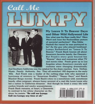 Call Me Lumpy Back Cover by Frank Bank