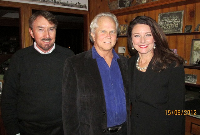 Dinner with Tony Dow - Karl, Tony, Jill